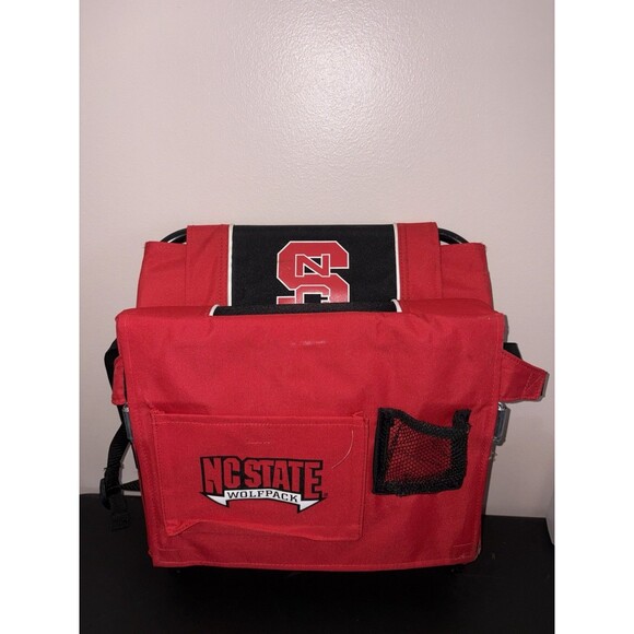 NC State University Wolfpack Stadium Bleacher Seat Folding Cushion Football NCSU - Picture 2 of 11